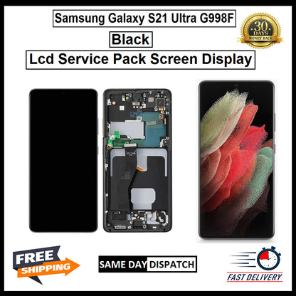 For Samsung Galaxy S21 Ultra / SM-G998F Black Screen Replacement LCD