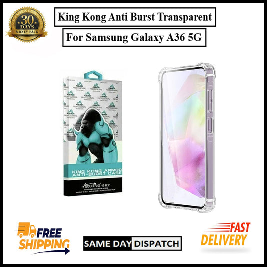 For Samsung Galaxy A36 5G King Kong Anti Burst & Silicon Shockproof Case Cover