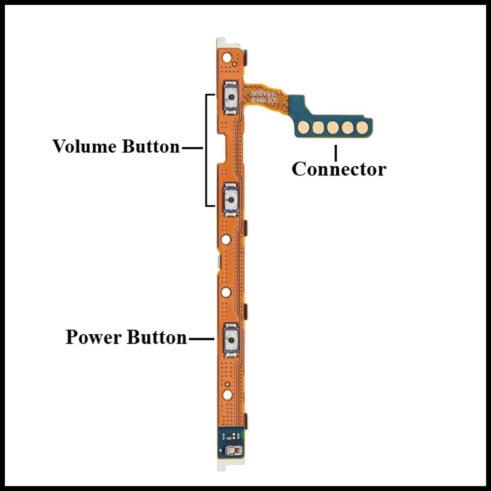 For Samsung Galaxy A34/ A54 5G (A346B/A546U)Power Flex Cable &Volume Button Flex