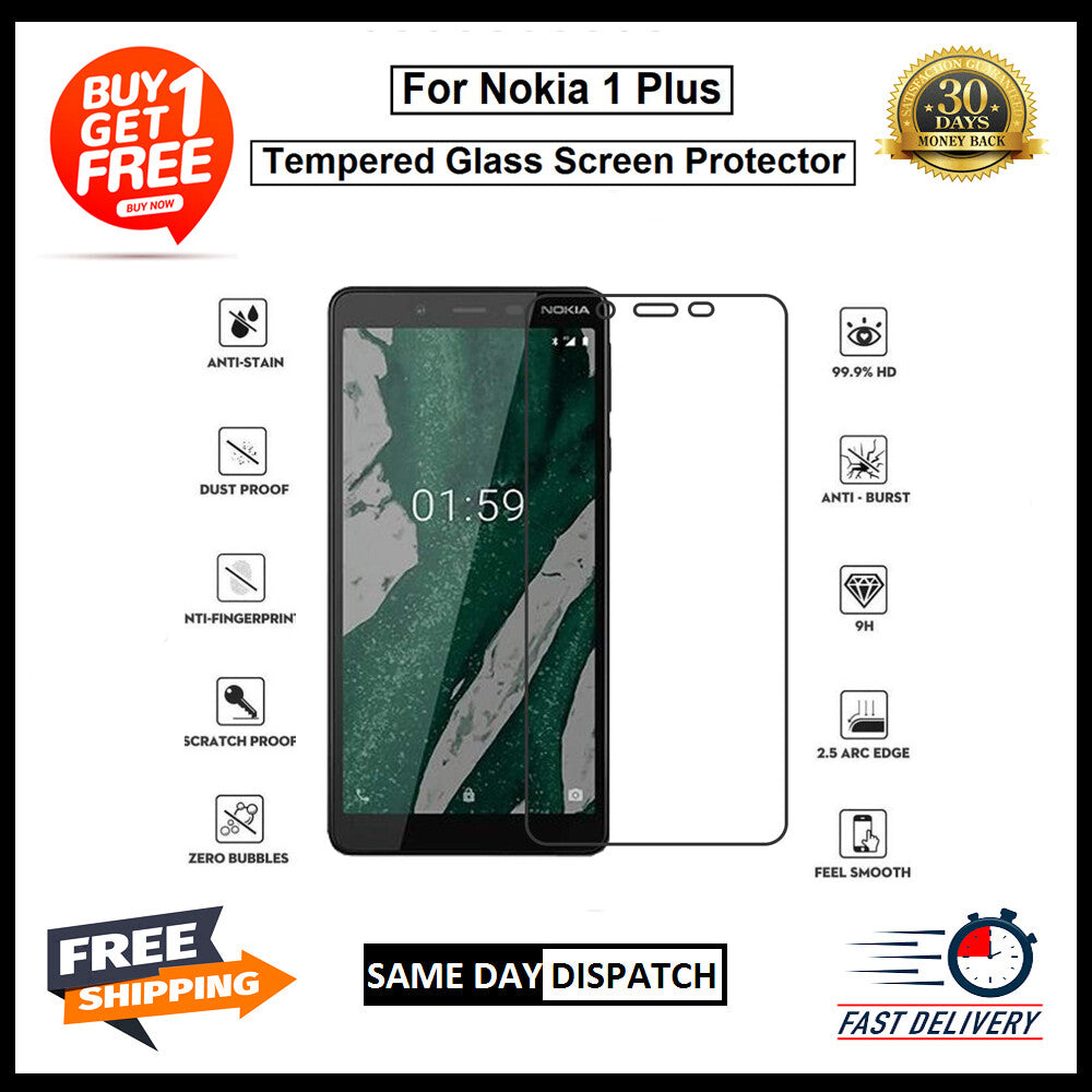 2X For Nokia 2/ 5 /7 Plus /1 Plus / 1.3 /1.4 /2.1 /2.2 Tempered Glass Protector