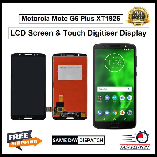 For Motorala Moto G6 Plus XT1926 Display Screen Touch Digitizer Replacement LCD