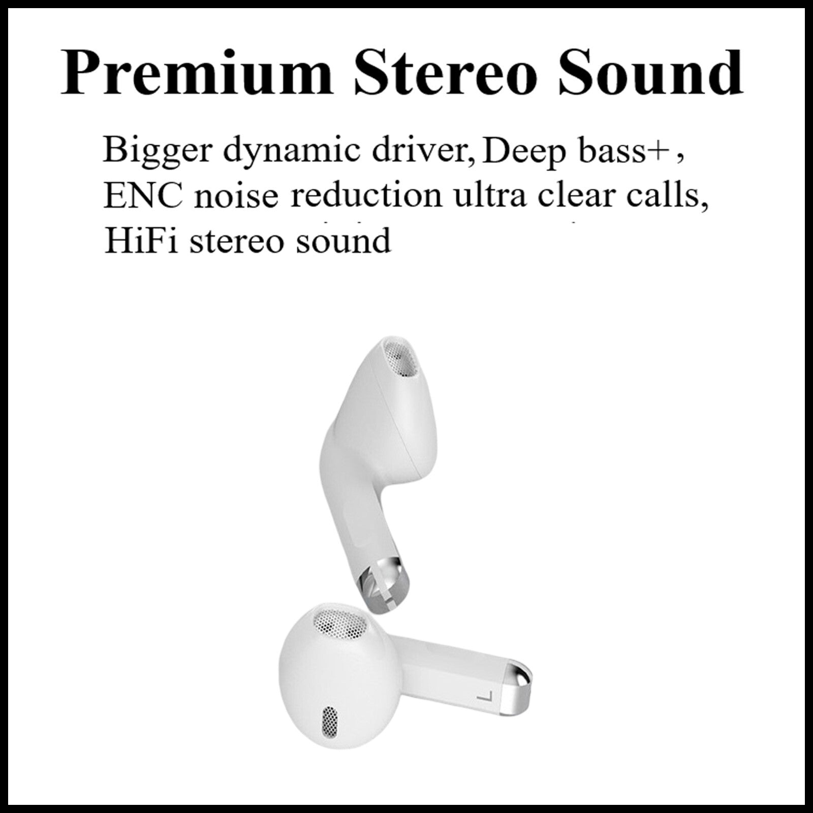 For Dadu Smart Wireless Bluetooth Stereo Earphones-White