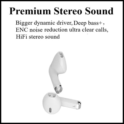 For Dadu Smart Wireless Bluetooth Stereo Earphones-White