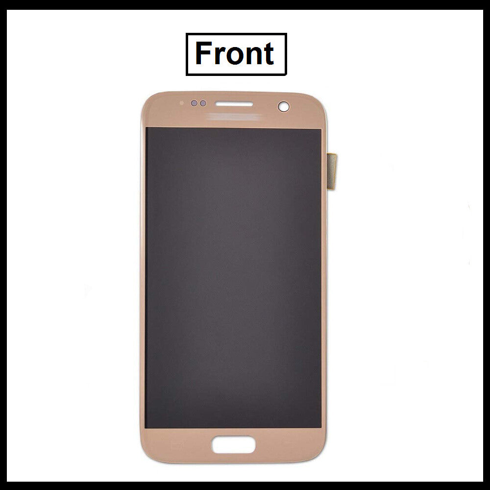 For Samsung Galaxy S7 Gold / SM- G930F LCD Display Touch Digitizer Replacement