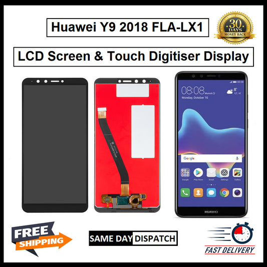For Huawei Y9 2018 FLA-LX1 Display Screen Touch Digitizer Replacement LCD