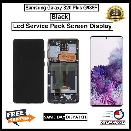 For Samsung Galaxy S20 Plus / SM-G985F Black Screen Touch Replacement LCD