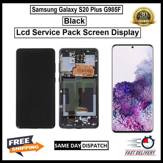 For Samsung Galaxy S20 Plus / SM-G985F Black Screen Touch Replacement LCD