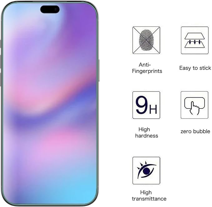 iPhone 17 ,17 Pro 17 Air,17 pro Max, Screen Protector, [2 Pack] Premium Quality Guard Film, Case Friendly, Shatterproof, Shockproof, Scratchproof, Oilproof
