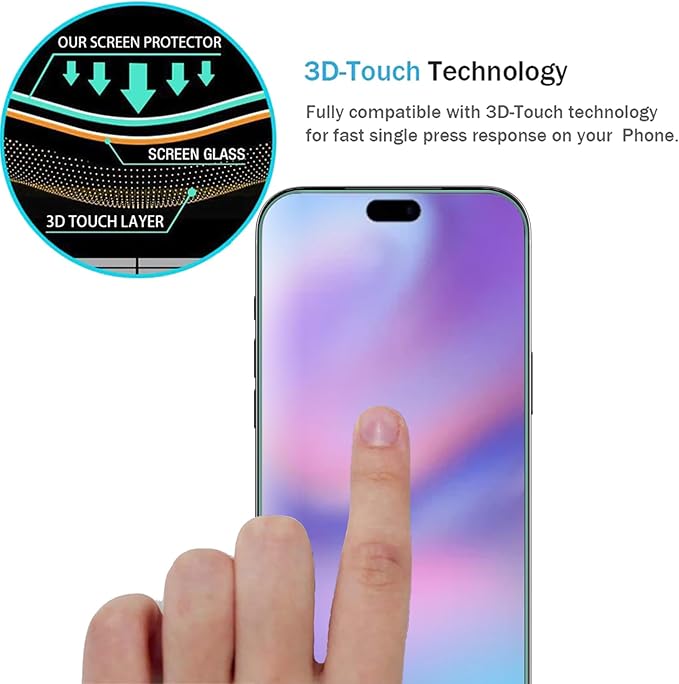 iPhone 17 ,17 Pro 17 Air,17 pro Max, Screen Protector, [2 Pack] Premium Quality Guard Film, Case Friendly, Shatterproof, Shockproof, Scratchproof, Oilproof
