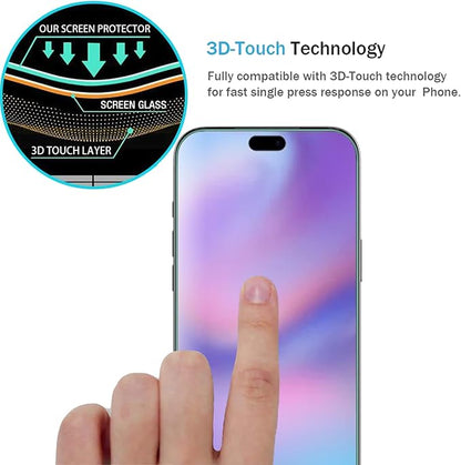 iPhone 17 ,17 Pro 17 Air,17 pro Max, Screen Protector, [2 Pack] Premium Quality Guard Film, Case Friendly, Shatterproof, Shockproof, Scratchproof, Oilproof